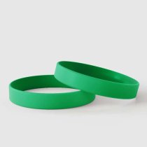 Plain Green - Plain Silicone Wristbands